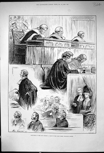Antique print 1886 sketches - print,
