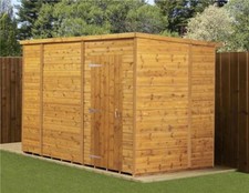 Empire Pent Garden Shed Wooden Shiplap Tongue & Groove 10X6 10ft x 6ft 