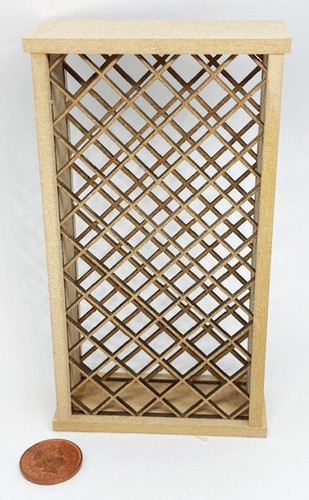 Dolls house wine rack - wine, flat