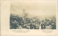 Postcard WW1 Painting The War