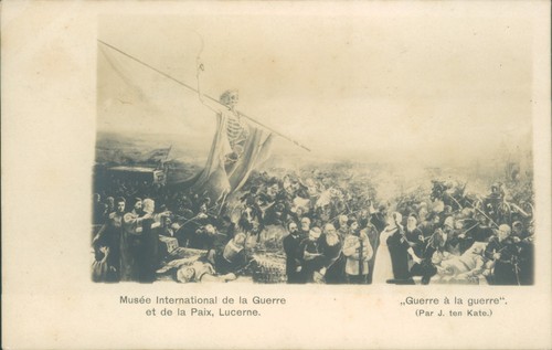 Postcard ww1 painting - postcard, the