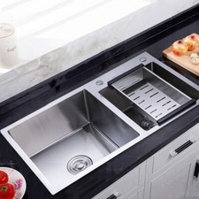 Double Bowl Kitchen Sink With
