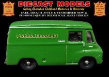 OO 1:76 SCALE '59 MORRIS LD VINTAGE CORGI TRACKSIDE DIECAST VAN LONDON TRANSPORT