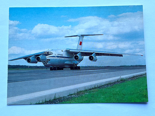 Aviation airline postcard - aviation,