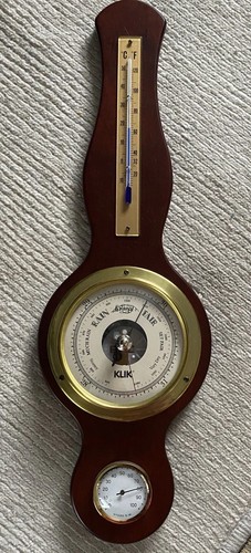 Vintage klik barometer - vintage,