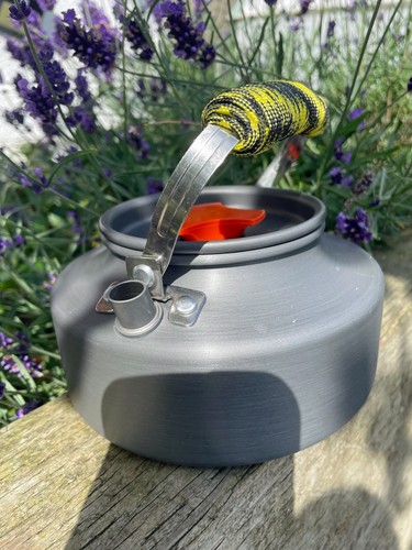 Paracord camping kettle - paracord,