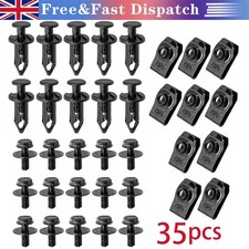 Fitting Kit Undertray Under Engine Cover Shield Body Bolts for Nissan Qashqai ☘