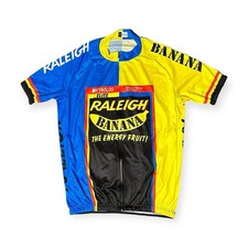 Rare Vintage 80’s Raleigh Banana Cycling Shirt - Size: 2XL