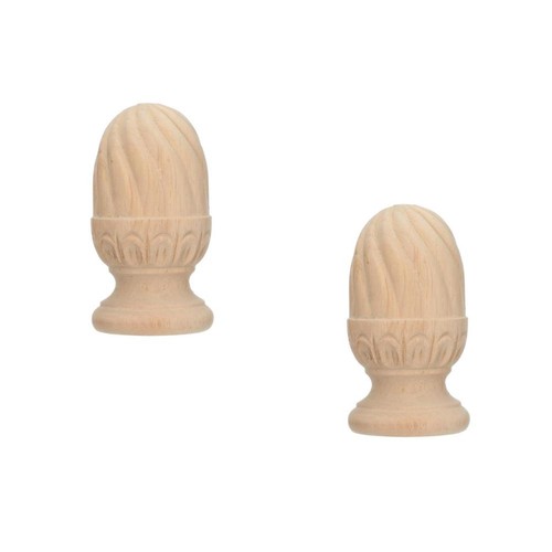 Handcarved beige wood - handcarved,