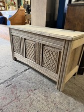 Solid Oak Blanket Box