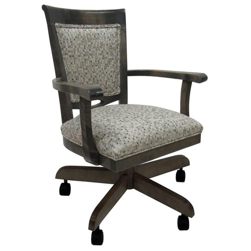 Swivel wood dining caster - swivel,
