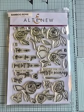 Altenew Bamboo Rose 6x8 Clear