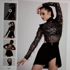 Weissman  Elite 'kill the lights', black and gold costume, SA, added rhinestones