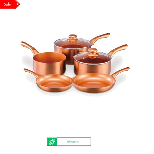 Copper cookware set - copper,
