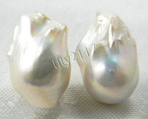 Huge 14x20mm white - 14x20mm, natural