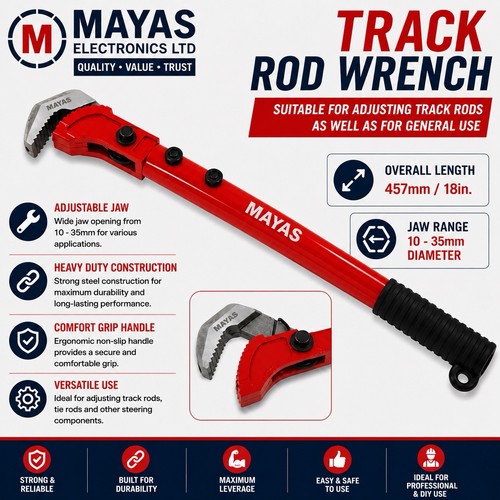 Track rod adjusting wrench - rod,