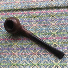 Vintage Polished Wooden Smoking Pipe 1940s-1950s