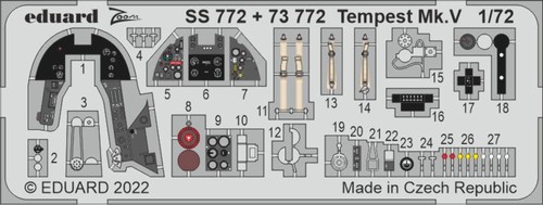 Eduard ss772 hawker - 1:72,