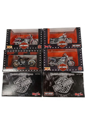Maisto Harley-Davidson 1:18 Diecast Motorcycle Model Bundle x6 Boxed