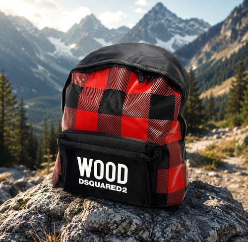 Dsquared2 wood red black - red,