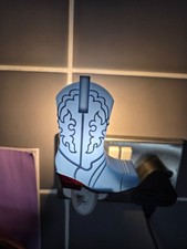 Cowboy Boot Night Light (BLUE)