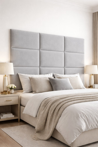 Luxury silver grey velvet - silver,