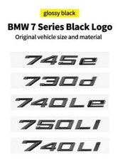 BMW 7 Series Glossy Black