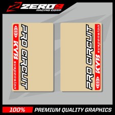 KYB UPPER FORK DECALS