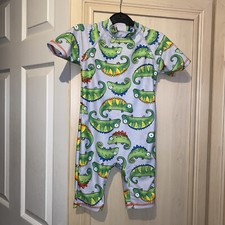 Baby Boys Sunprotection All In 1 Swimsuit Age 18-23 Months By Matalan