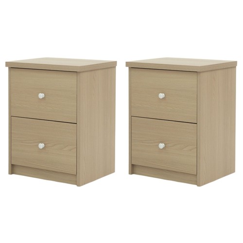 Pair freya drawer bedside - freya, 2-drawer