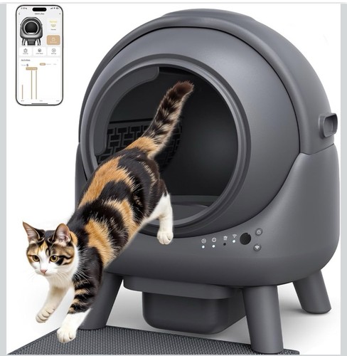 Self cleaning cat litter - self,