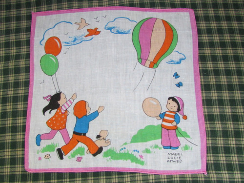 Vintage retro handkerchief - retro,