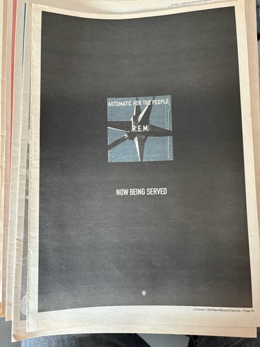 Rem retro nme advert ideal - rem,