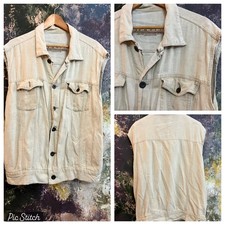 MENS DENIM JACKET SLEEVELESS
