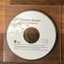 THIRTEEN SENSES - THE INVITATION 3" PROMO SAMPLER CD. Vertigo 2004
