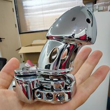 Stainless steel male chastity - steel,