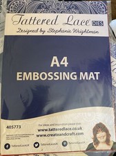 tattered lace embossing mat