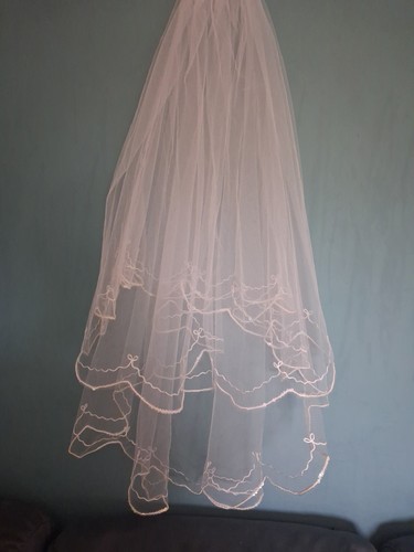 White wedding veil tier - wedding, 2