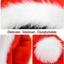 Equetech Santa Christmas Festive Horse Riding Hat Silk - One size Red/White