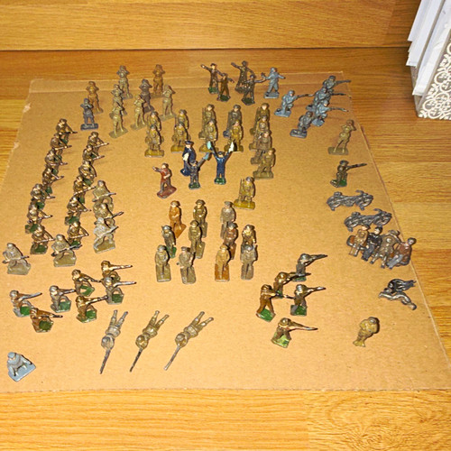 Vintage lead soldiers 72 - vintage, 1/72