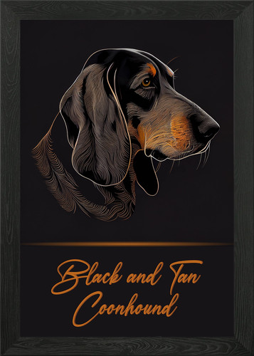 Black and tan coonhound - and,