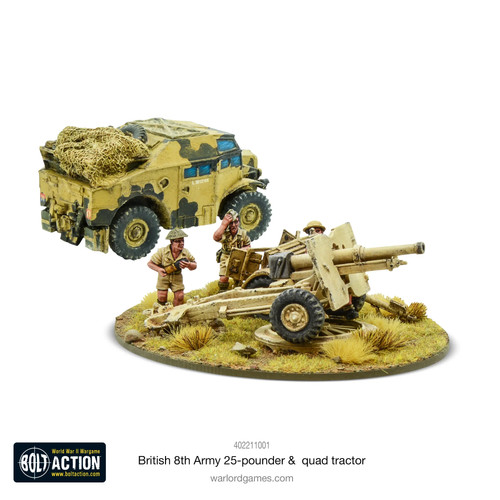British 8th army - 8th, 25-pdr