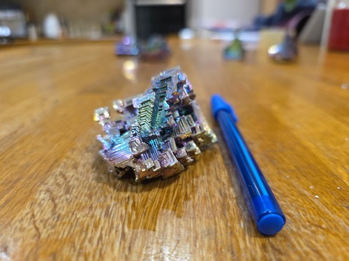 Bismuth crystal rainbow - bismuth,