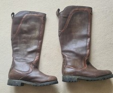 Musto Performance Leather/ Goretex Long Boots UK 7 For Women Excellent Condition