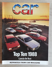 Lancia on Test Brochure 1988 - Delta Thema Abarth 8.32 Integrale