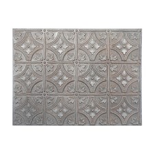 Vintage Tin Ceiling Tiles Easy to Install PVC Panel PLB10 Weathered iron 10pcs