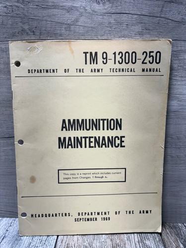Historical book for - , ammunition