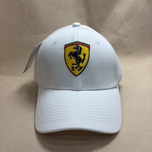 Ferrari white baseball cap - baseball,