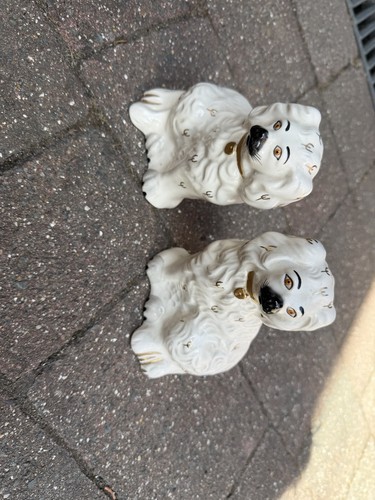 Vintage pair mantlepiece - vintage,