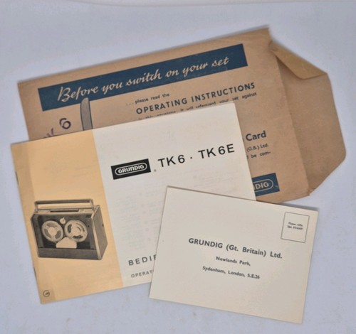 Grundig operating instructions - grundig,